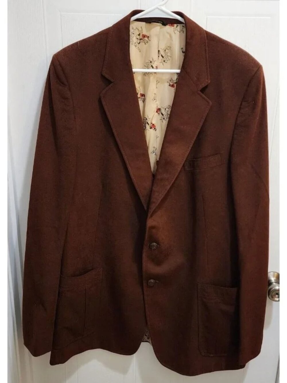 Report VTG Phoenix Clothes Brown 2Button Hunting Blazer Jacket Big & Tall USA Un
